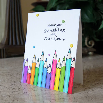 Taylored Expressions Create in Color Pencils Background stamp