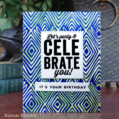 Simon Says Stamp Big Birthday Wishes stamp set.