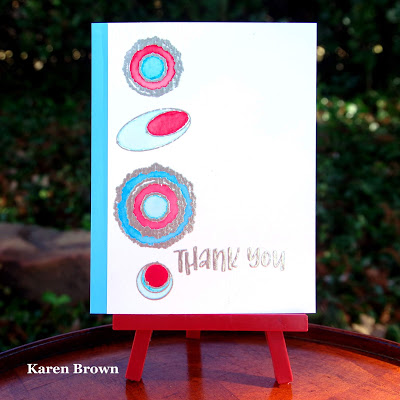 Modern CAS Christmas Card