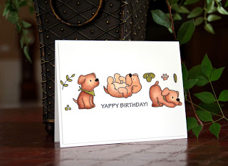 Versatile Birthday Card with Dogs.