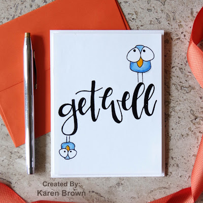 Ranger Letter It Masculine Get Well card.