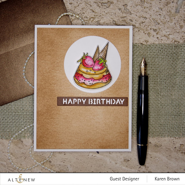 Masculine birthday card