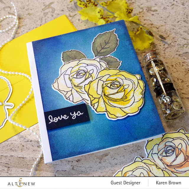 Direct Ink to paper blue background