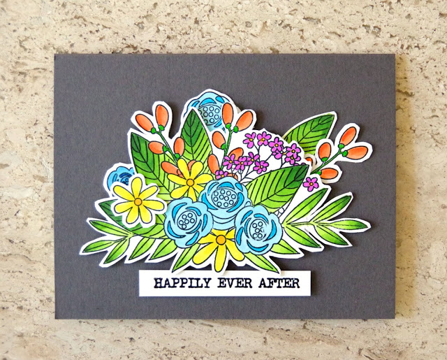 Handmade Card for a Bridal Shower