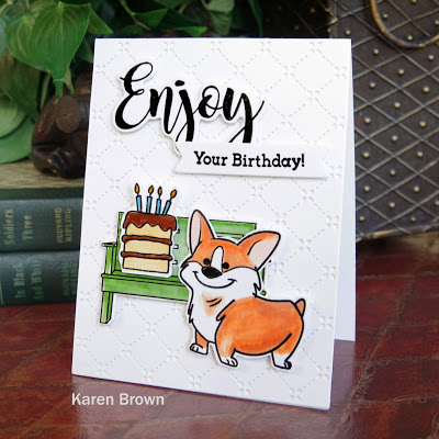 Lawn Fawn Quilted Backdrop background die