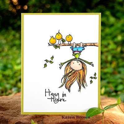 Tiddly Inks Hang In There Stamp Set
