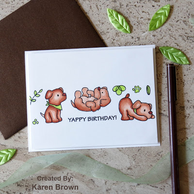 Masculine Yappy Birthday Card