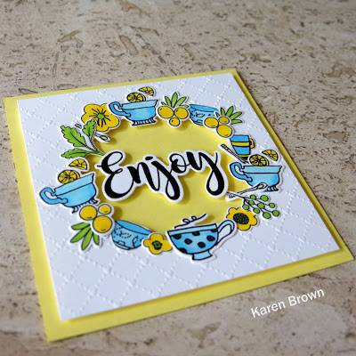 Sunny Studio Quilted Hearts Embossing Folder