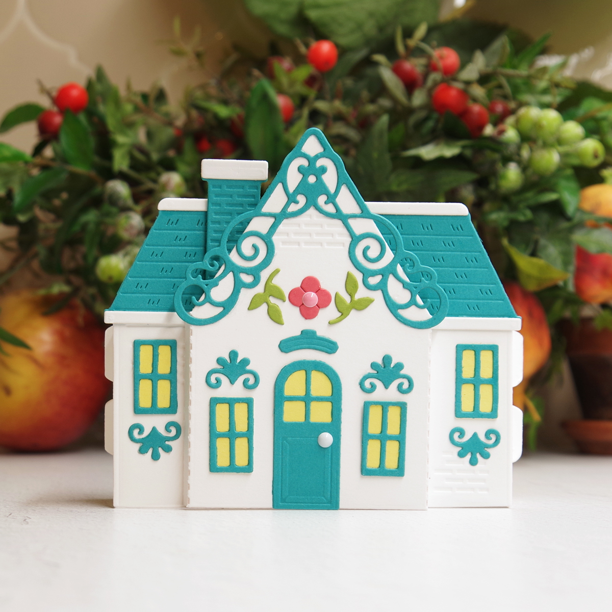 Spellbinders July 2021 Amazing Paper Grace Club Kit of the Month:  Home Sweet Home Pop Up 3D Vignette