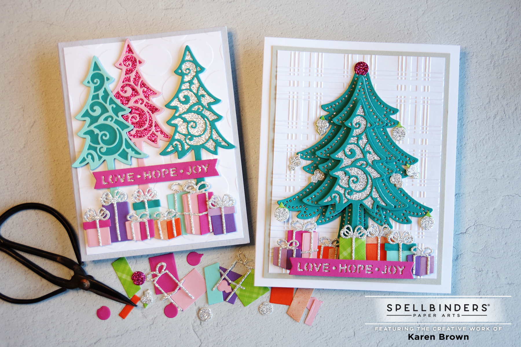 Spellbinders Amazing Paper Grace November  2021 Die of the Month Christmas Tree Die Kit.
