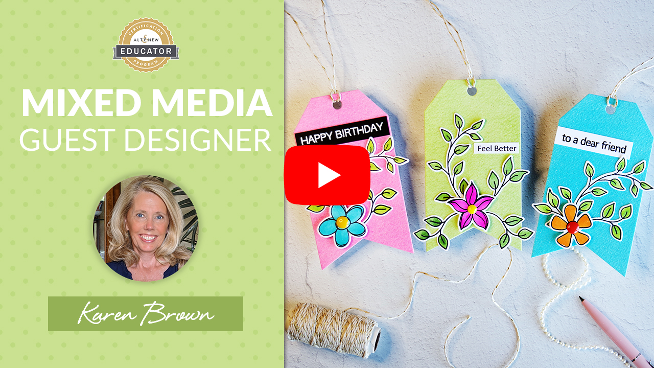 Video clip showing shimmer on DIY Glitter Cardstock