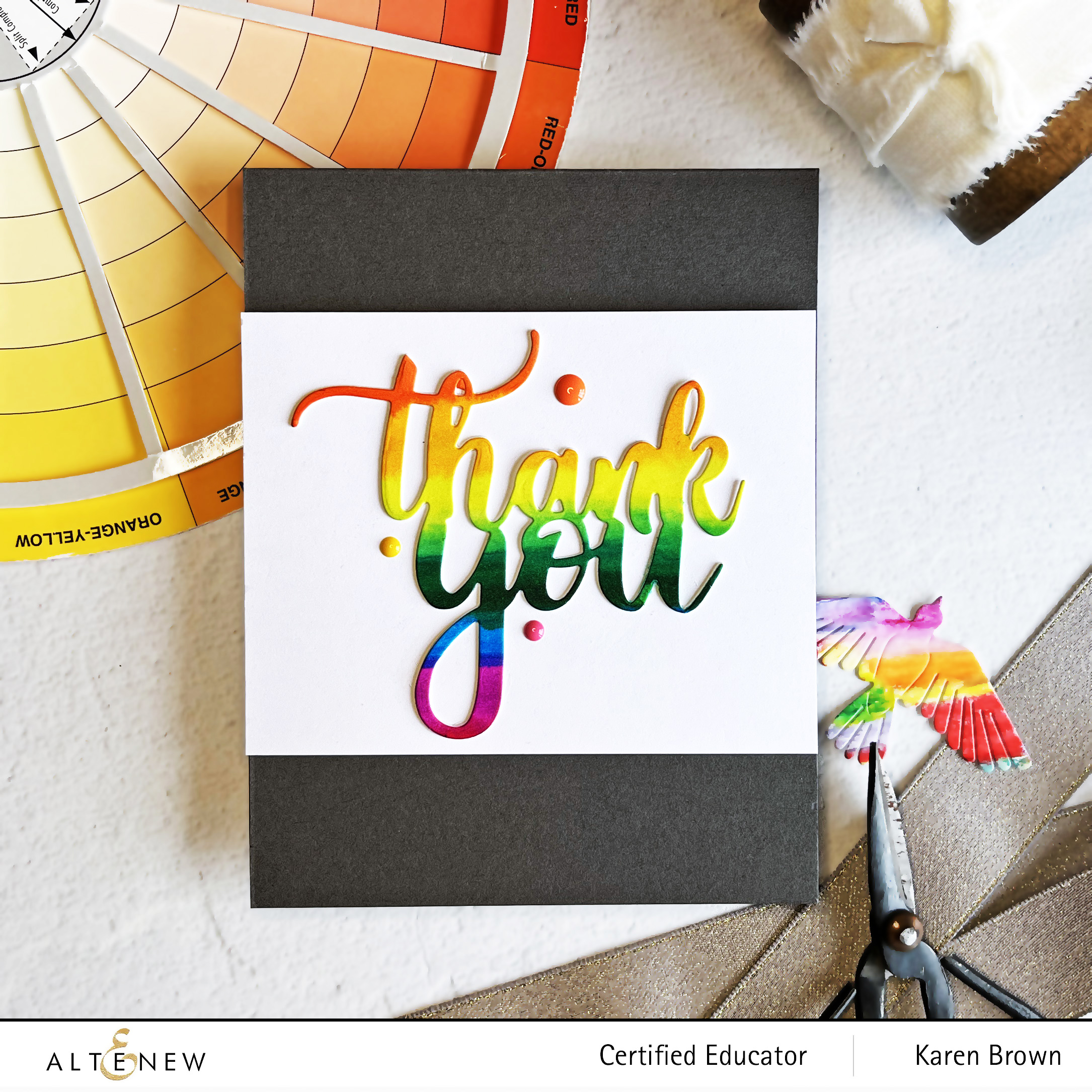 Using Altenew Watercolor Brush Markers in Cardmaking.