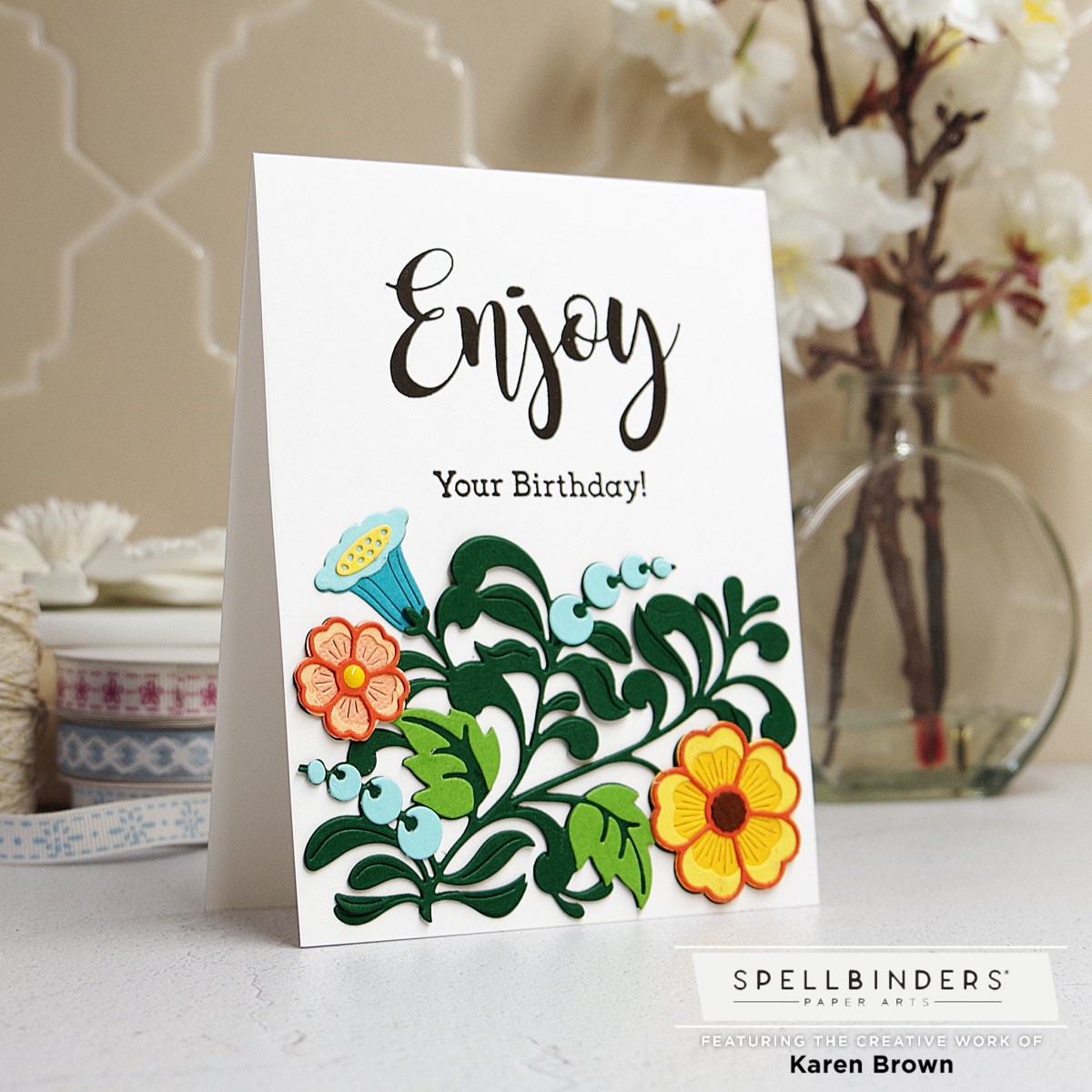 Spellbinders Layered Floral Card Creator