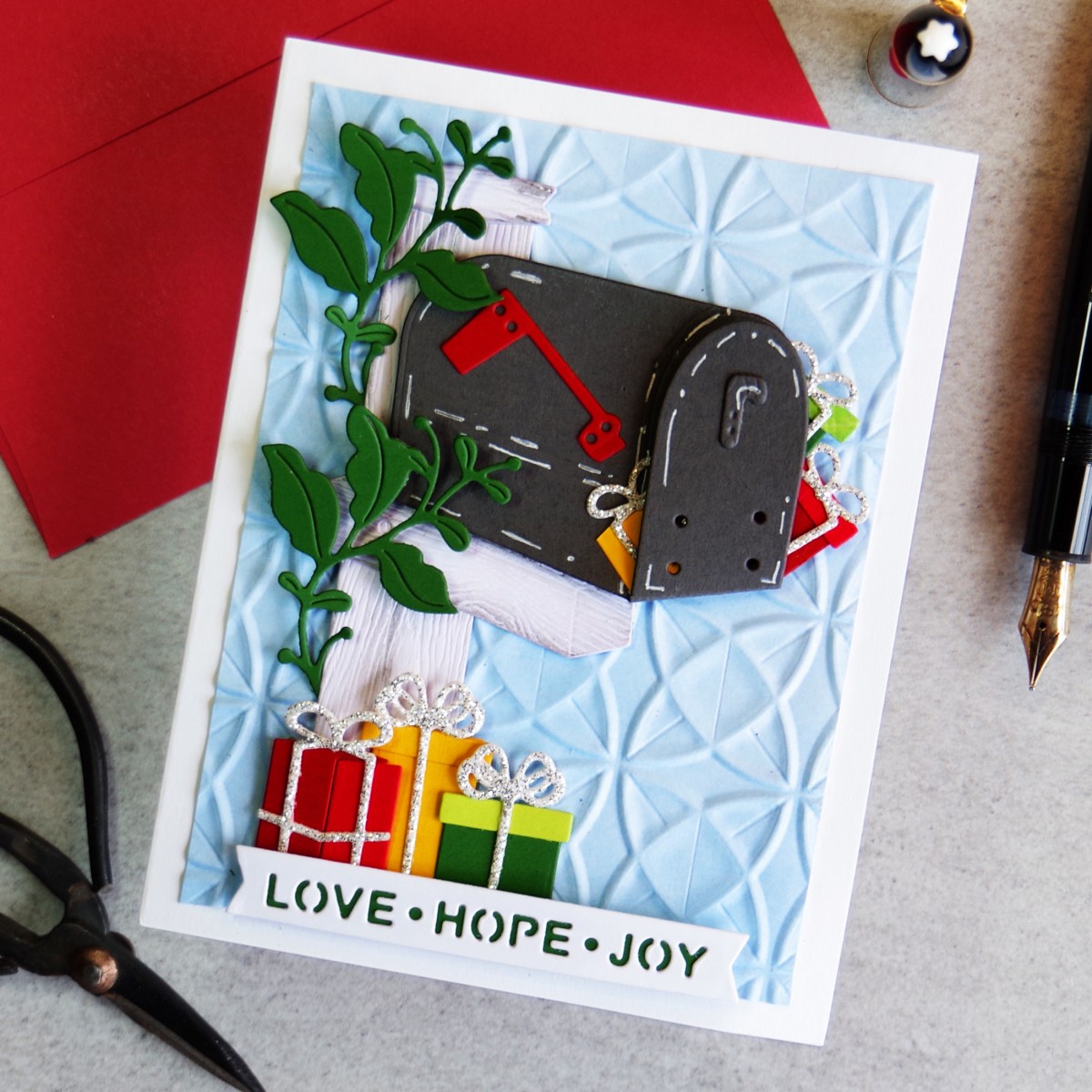 Susan Tierney-Cockburn's Letter Box from The Winter Garden Collection.