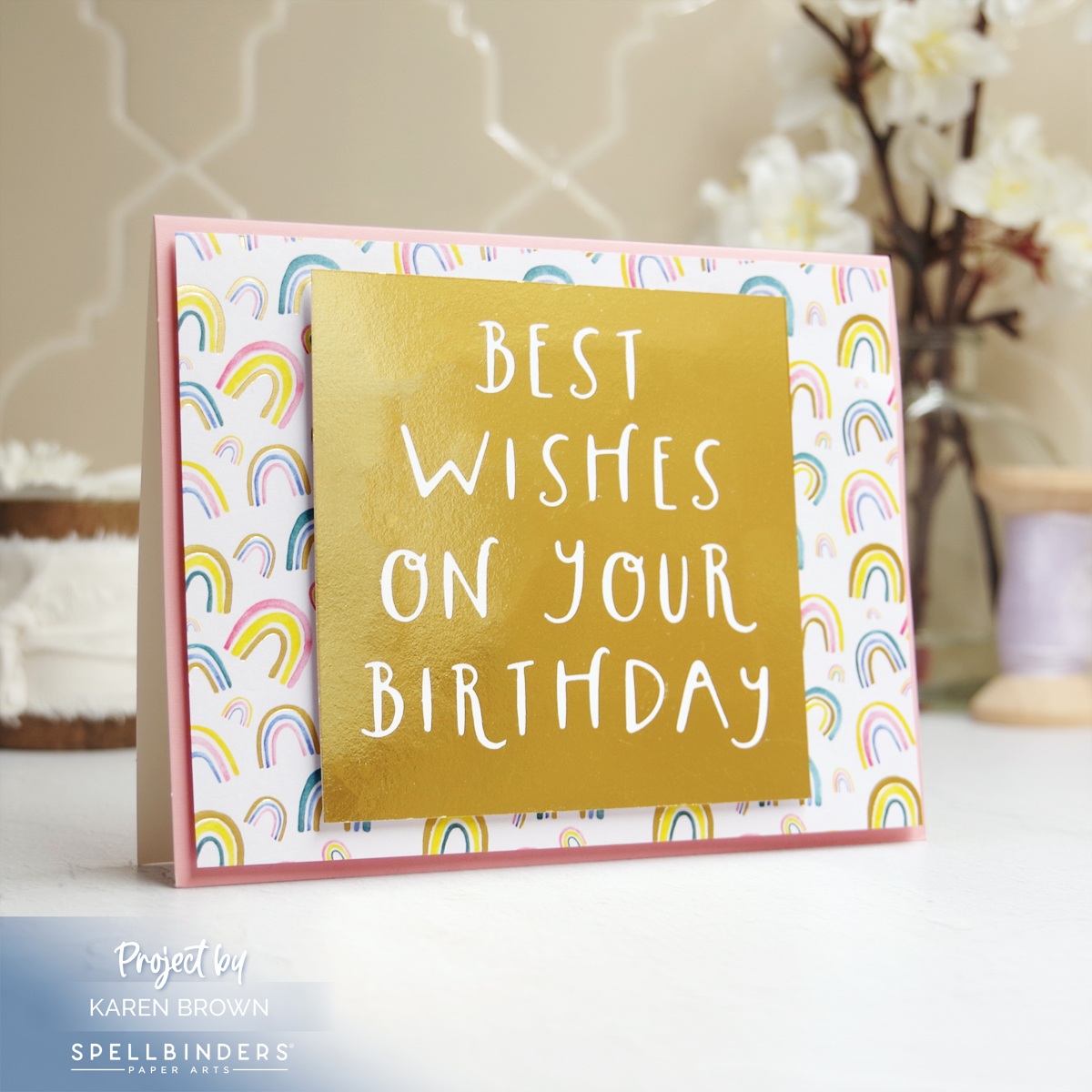 Quick and Easy DIY glimmer hot foil cards.