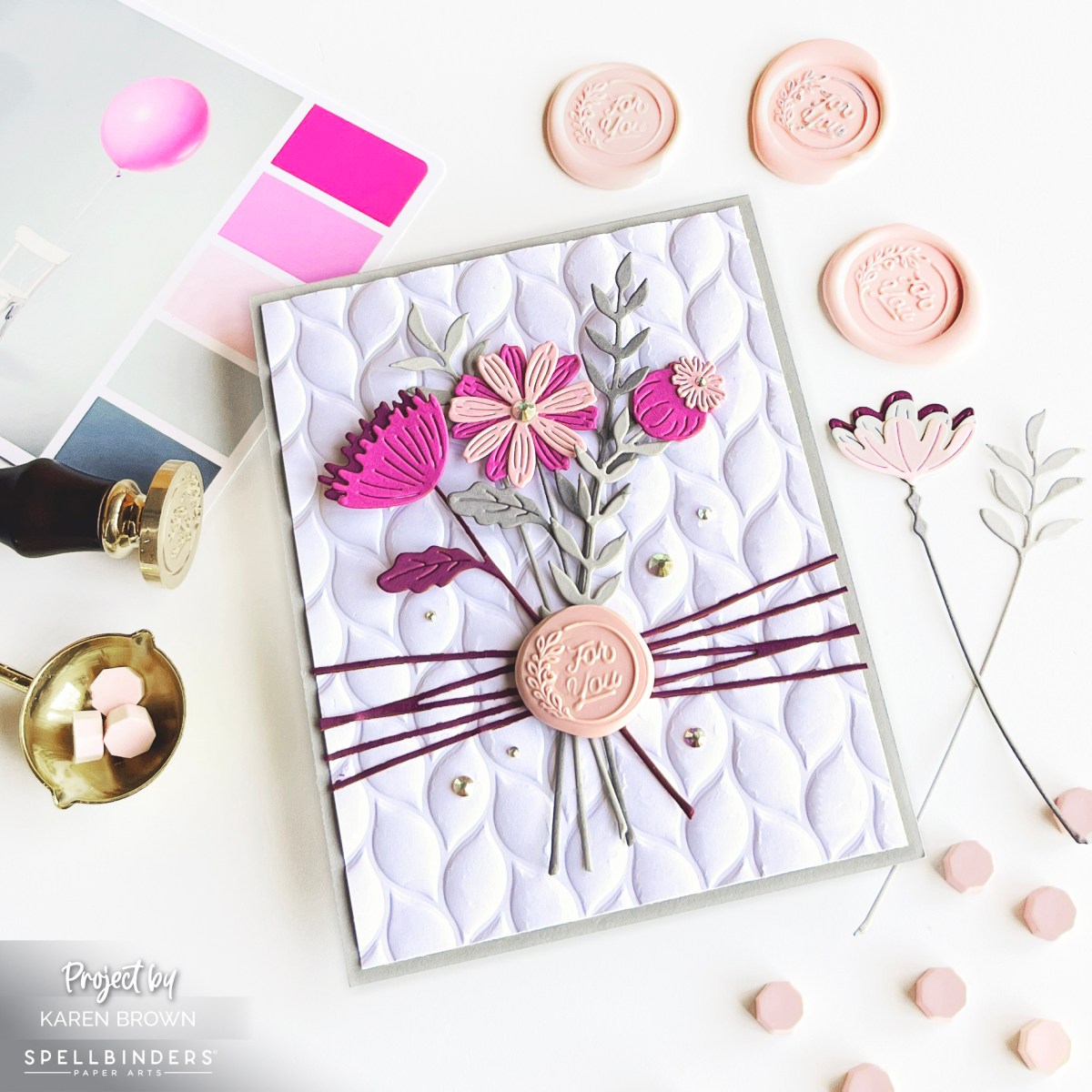 How to use wax seals on handmade greeting cards.