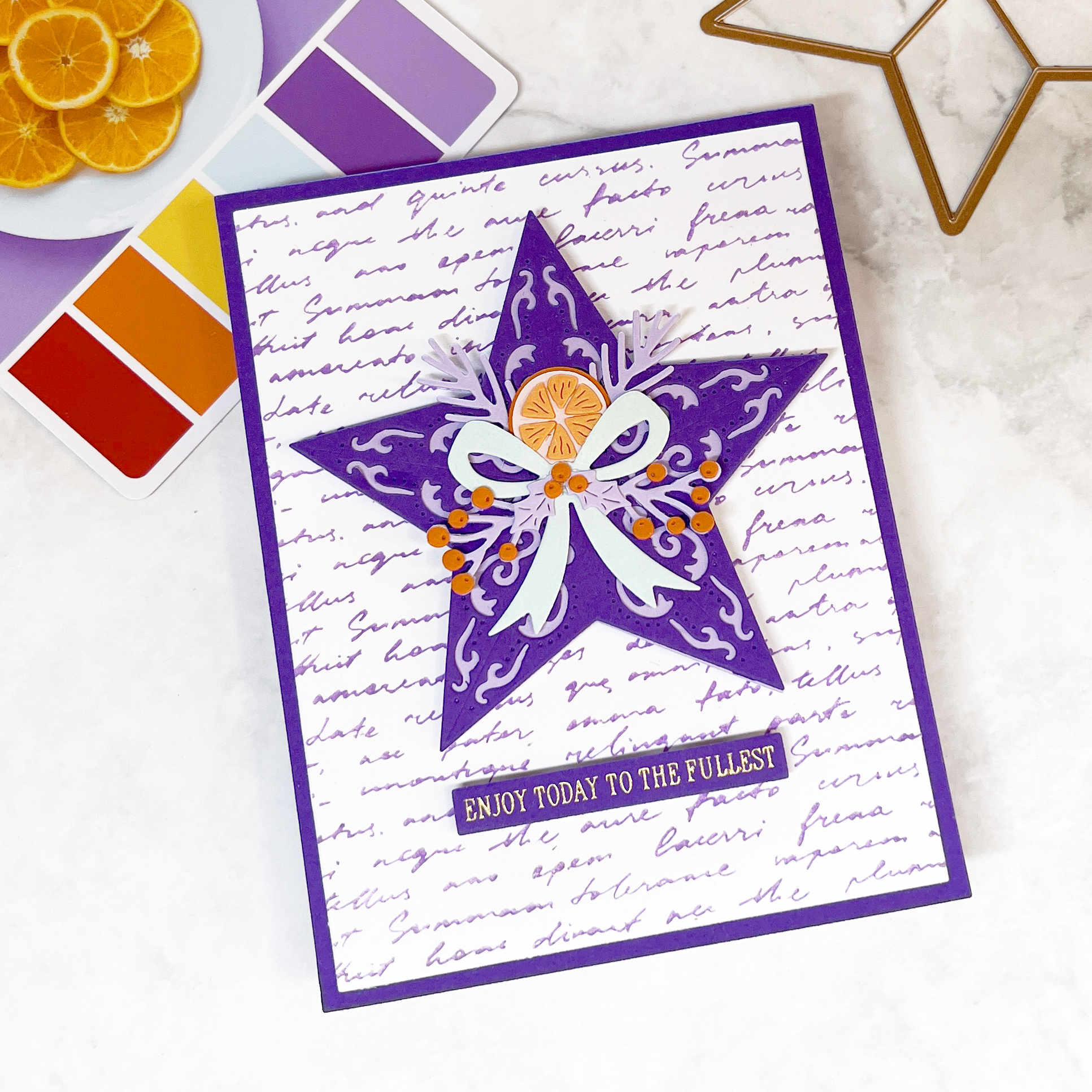 How to choose color in cardmaking.