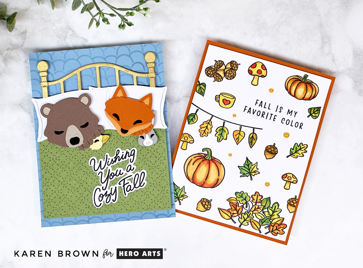 Hero Arts September 2025 Card Kit Inspirational cards.