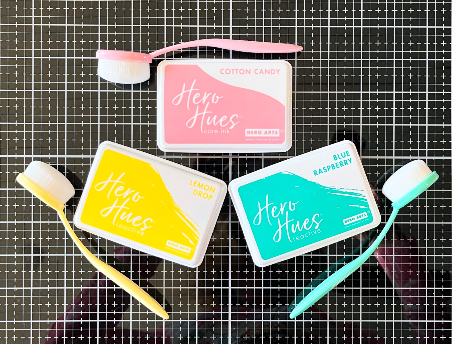 Best Blending Brushes:  Waffle Flower with the color coded handles. 