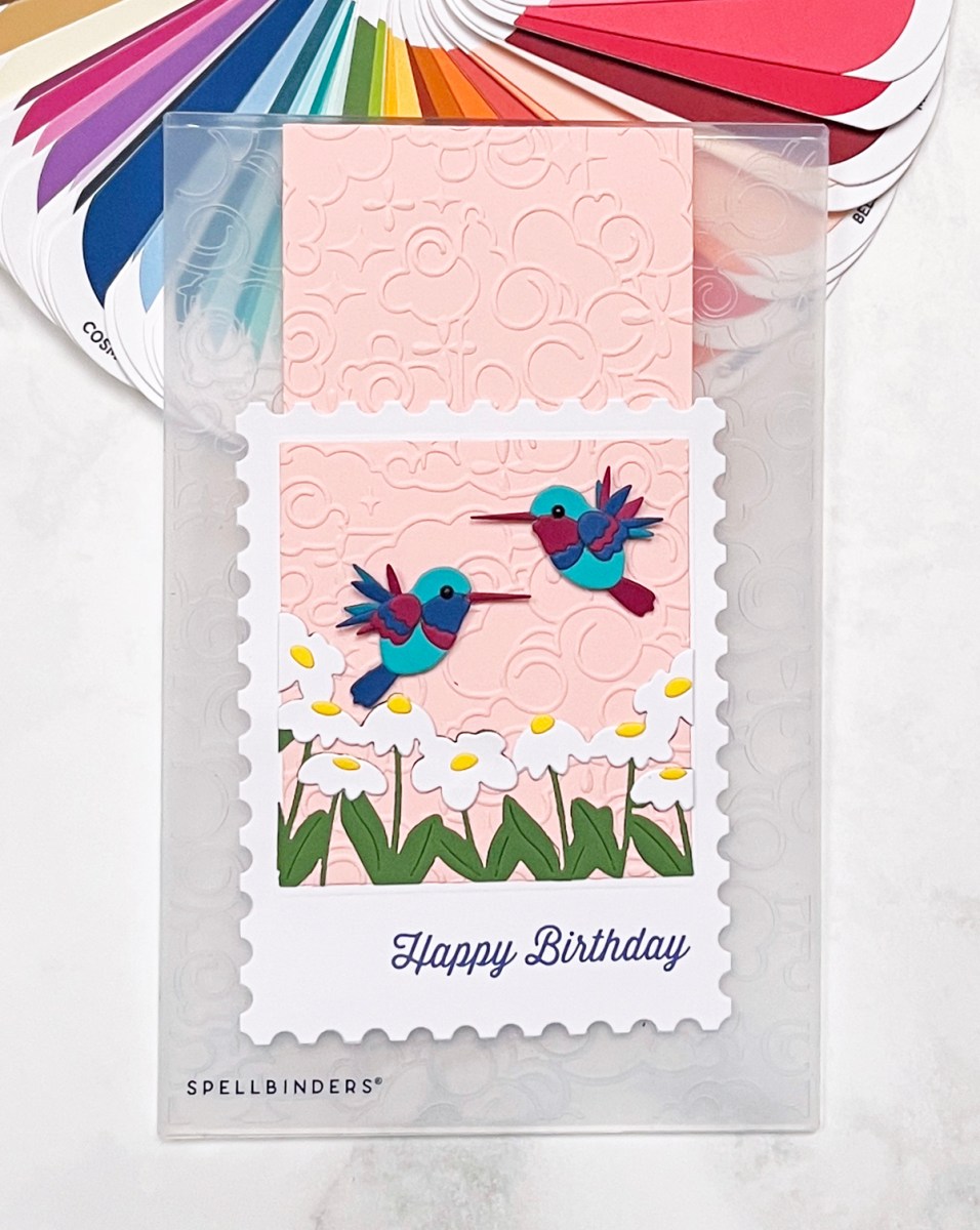 Best Way to Add Texture to Your Papercrafting Projects:  Spellbinders Embossing Folder of the Month Club Kit. 