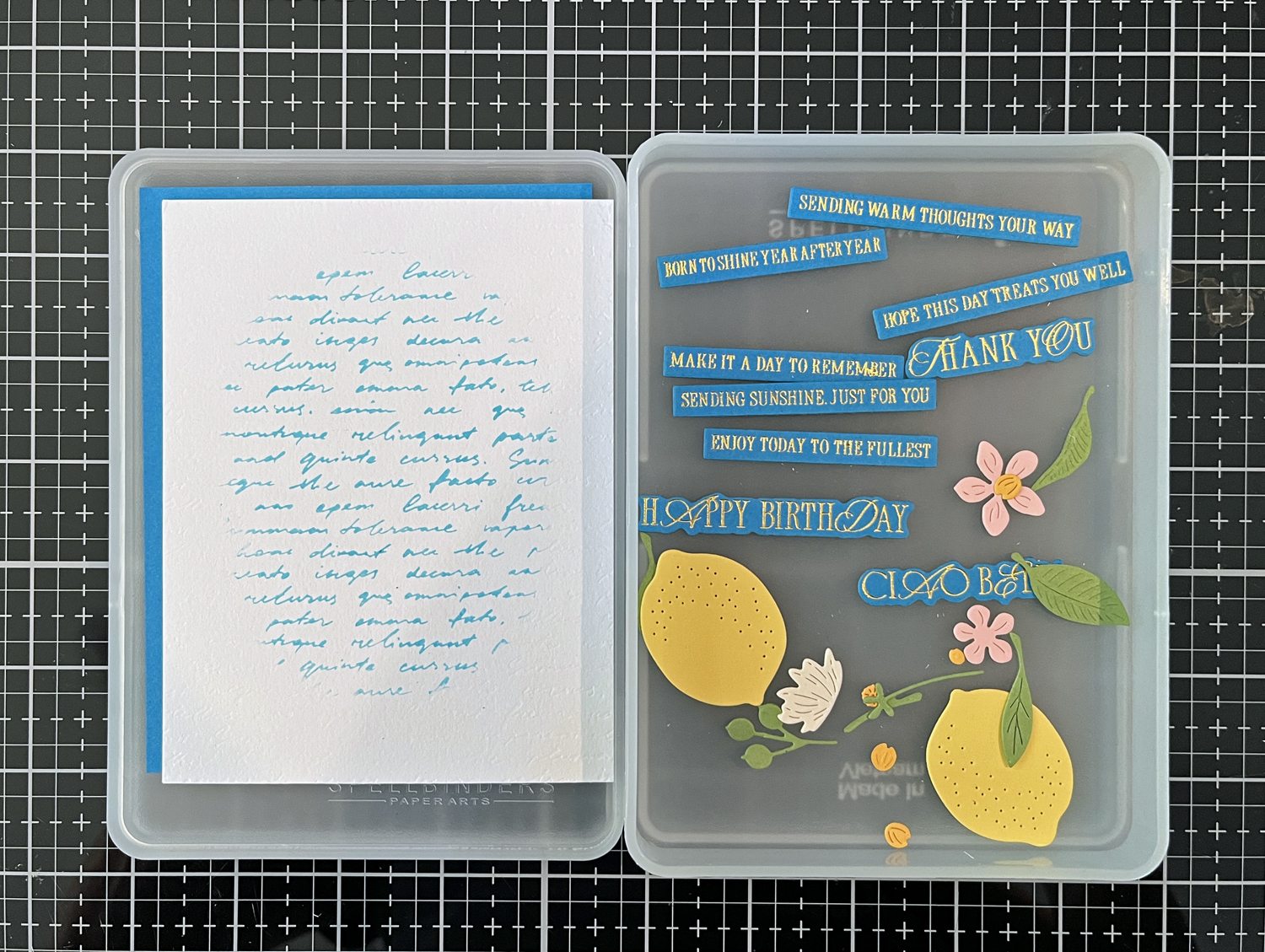 Best Papercrafting container for protecting components mid-project as you create.