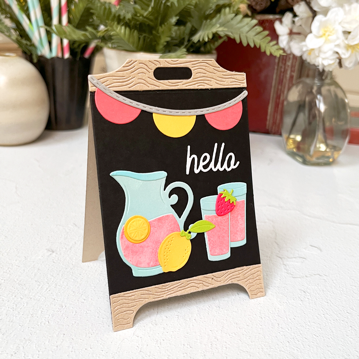 Display worthy chalkboard easel handmade.