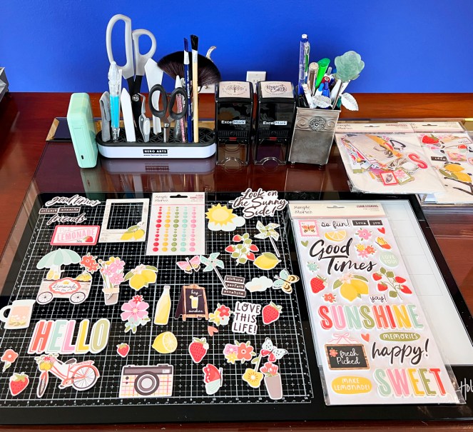 Beginner cardmaking and papercrafting with pre-printed chipboard, die cuts, stickers and ephemera.