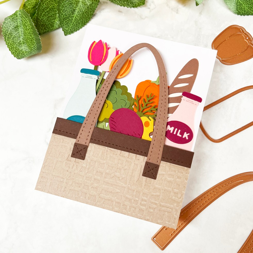 Spellbinders Large Die of the Month Club Kit Card for April 2026