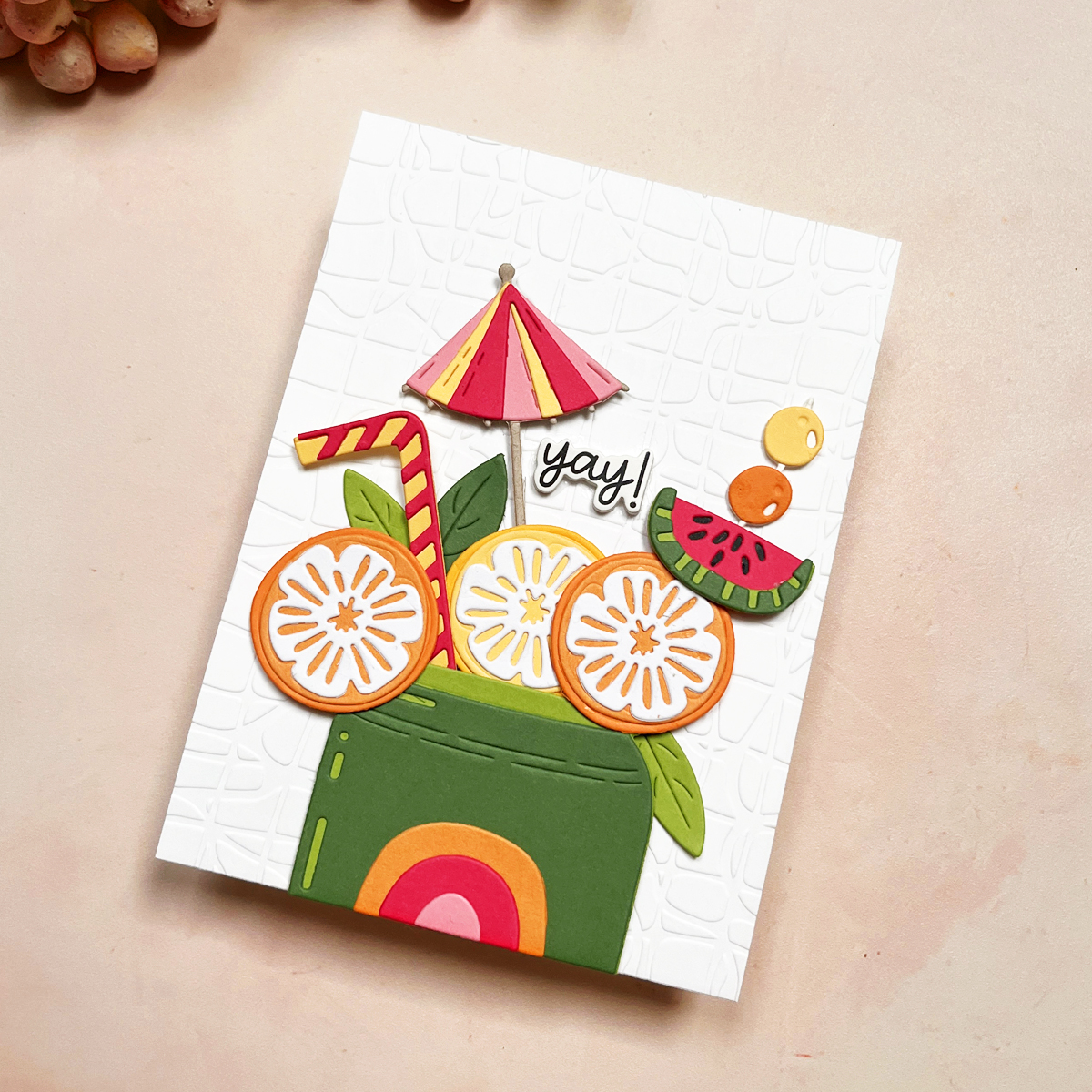 Spellbinders Large Die of the Month kit: May 2026 + Embossing Club Folder handmade card