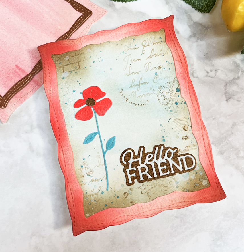 Die cut sentiments with shadows are beautiful additions to handmade cards.