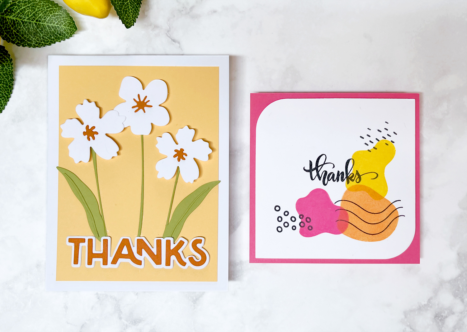 3 easy DIY thank you cards